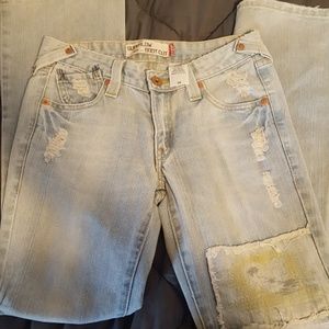 Deconstructed faded 518 levis